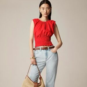 NWT JCrew Cotton Red Tank